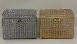  DECORATIVE WEDDING CENTERPIECE METAL GIFT CARD BOXES
